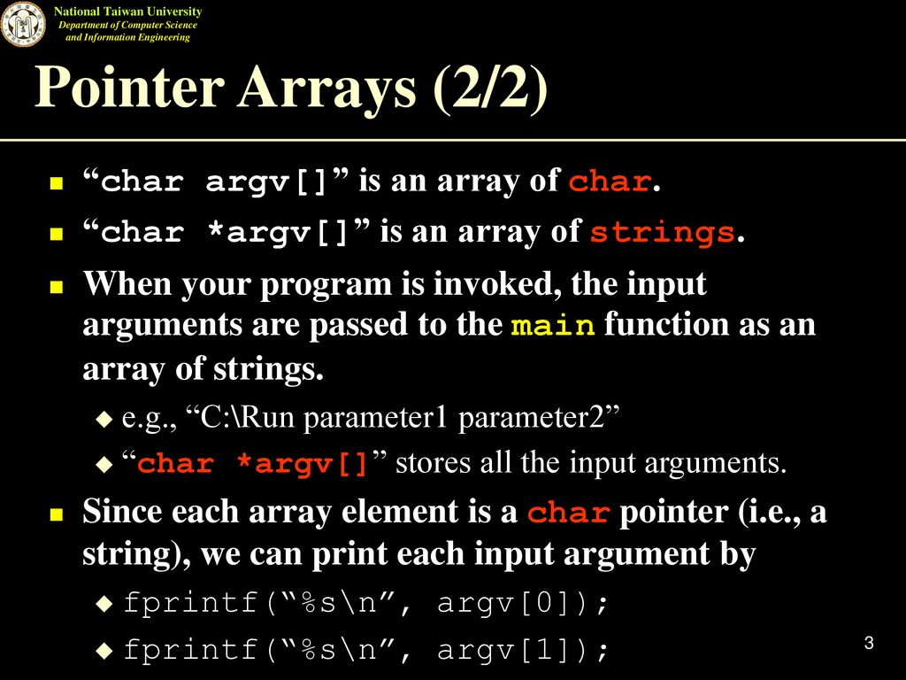 Strings and pointer arrays ppt download
